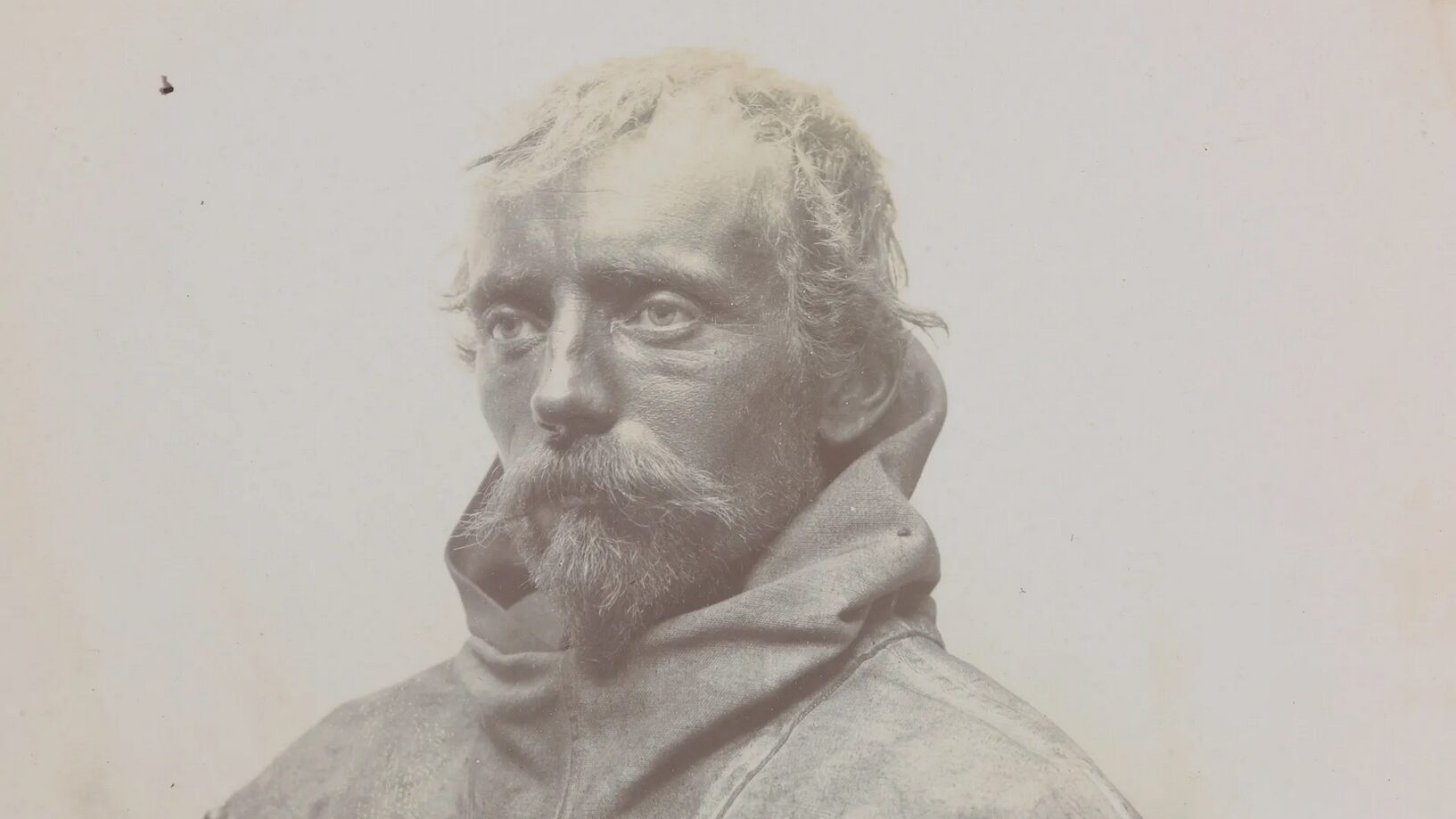 Portrait of a young man with vacant eyes