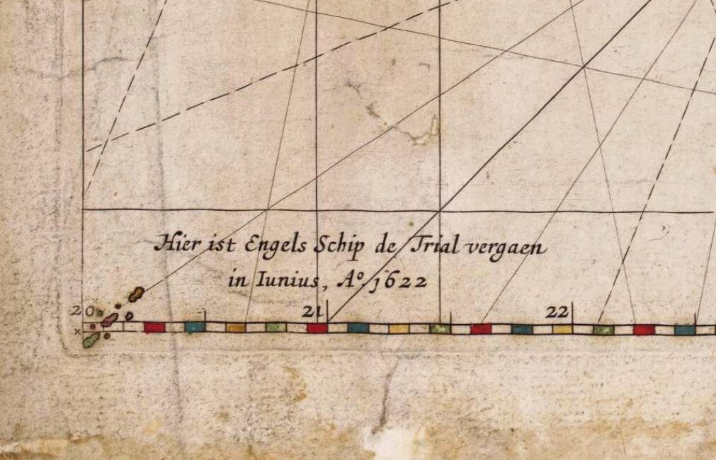 Segment of a map with text in Dutch