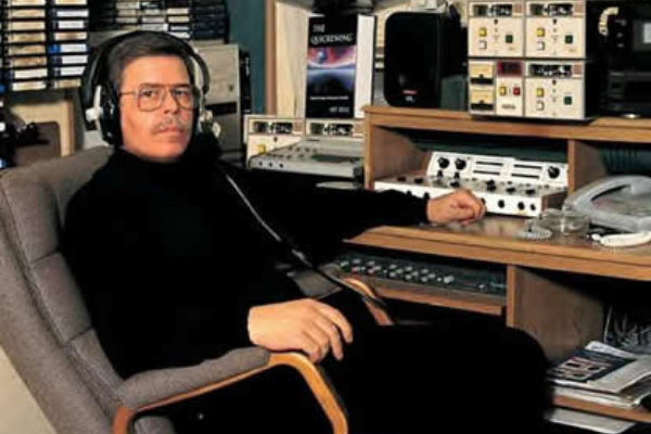 Art Bell in his radio station