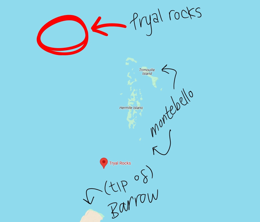 a map with annotations