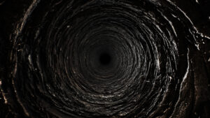 black hole in the ground