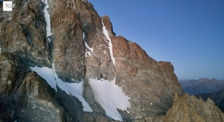 Drones can access to complicated areas on the mountain.