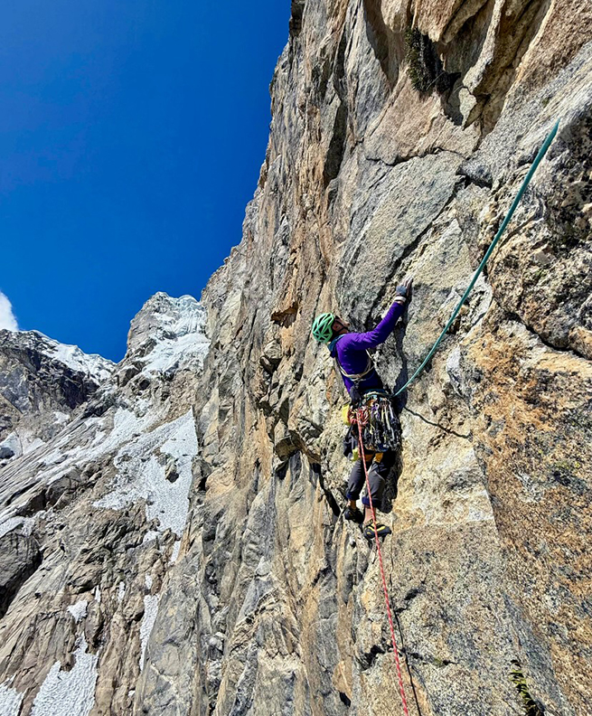 climber on wall