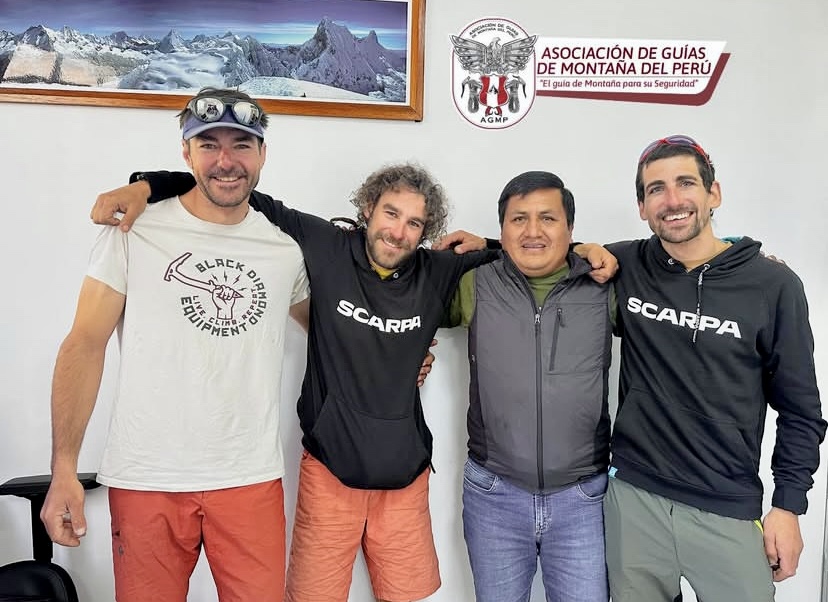 From left to right:Marc Toralles, Bru Busom, Beto Pinto Toledo president of AGMP, and Ruben Sanmartin.
