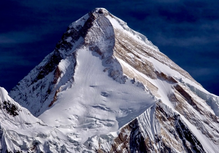 Khan Tengri from the Inylchek Glacier. 