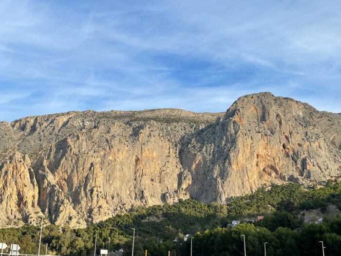 El Chorro walls