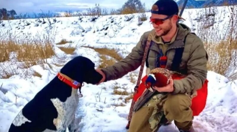 Jake Schmitt and Buddy.
