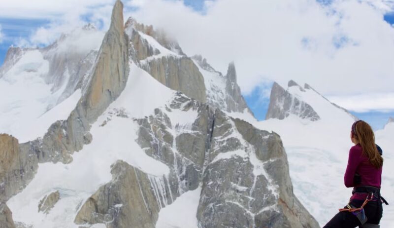 Fallon Rowe in Patagonia.