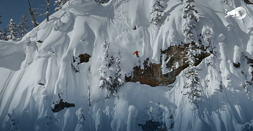 cliff skiing