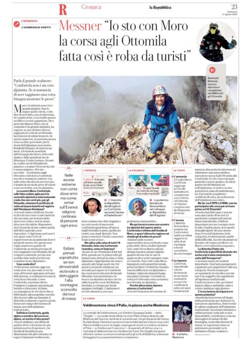 Article on La Republica