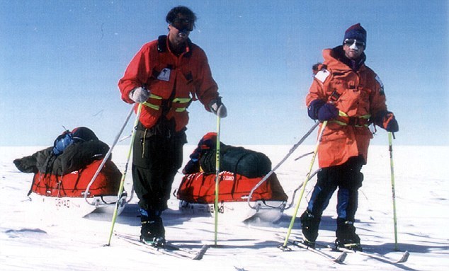 Ranulph Fiennes (left) and Dr Mike Stroud.