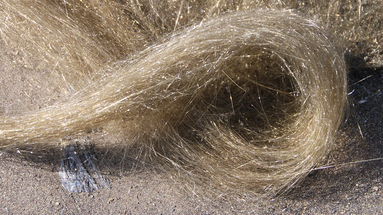 Pele's hair tumbleweed