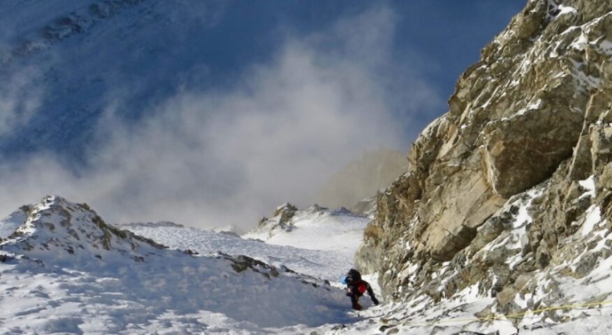 Maciej Berbeka during the winter ascenr of Broad Peak in 2013.