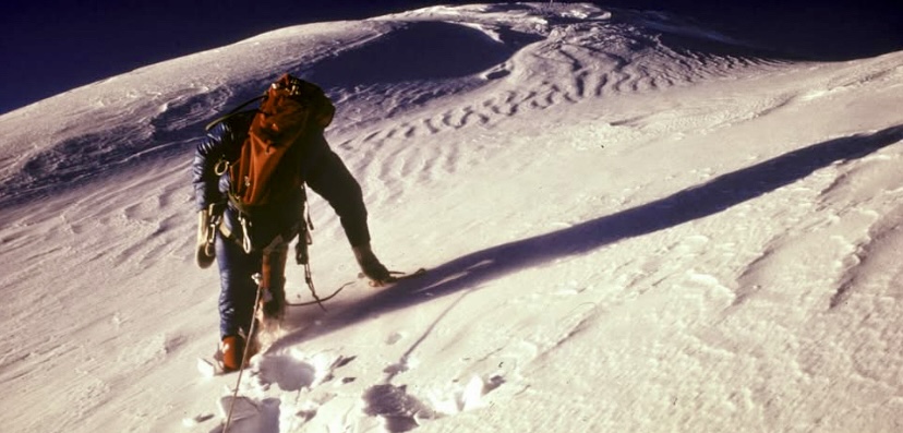 Dougal Haston during the summit bid. 