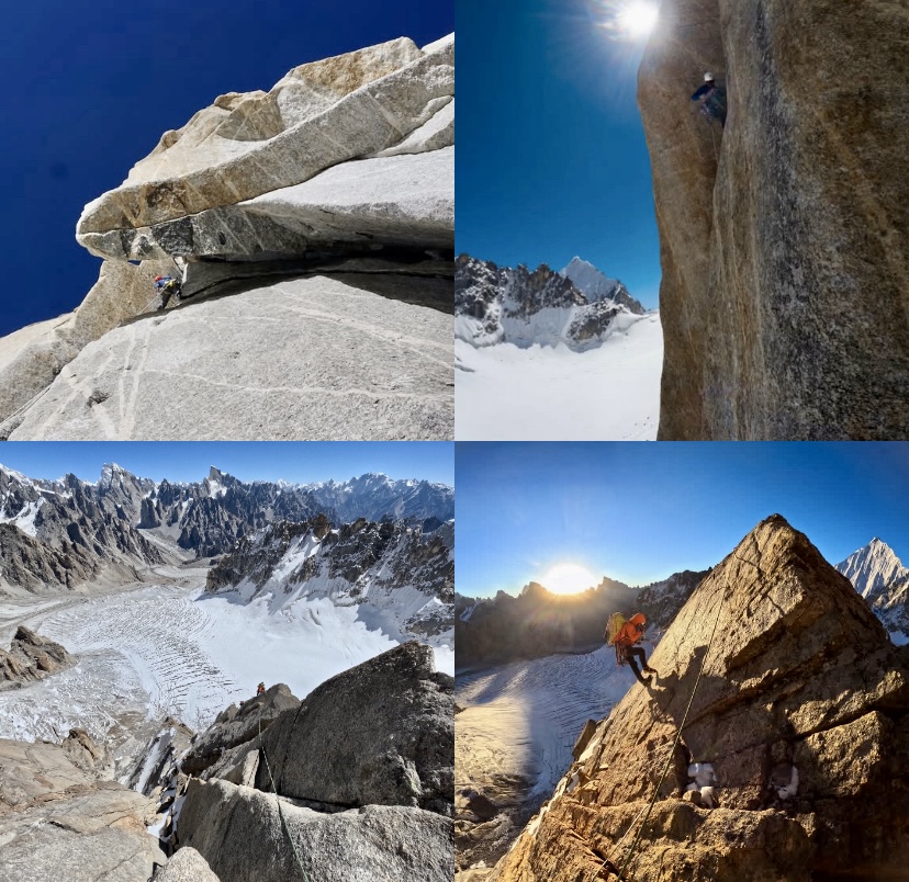 More photos from the recent Japanese new route on Hasho II.