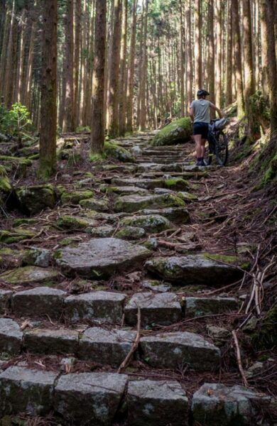 Bikepacking in Japan. 