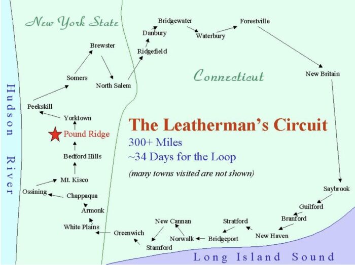 map of leatherman loop