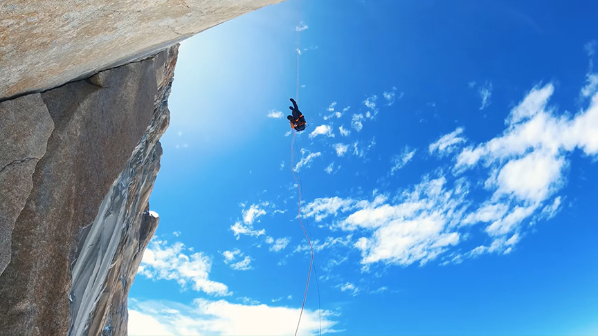 rappelling