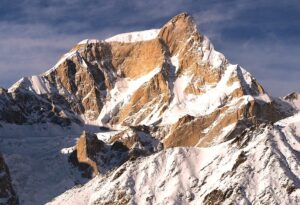 The mountain in a sunny day.