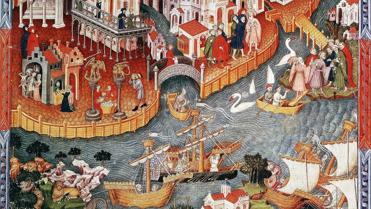An illuminated manuscript 