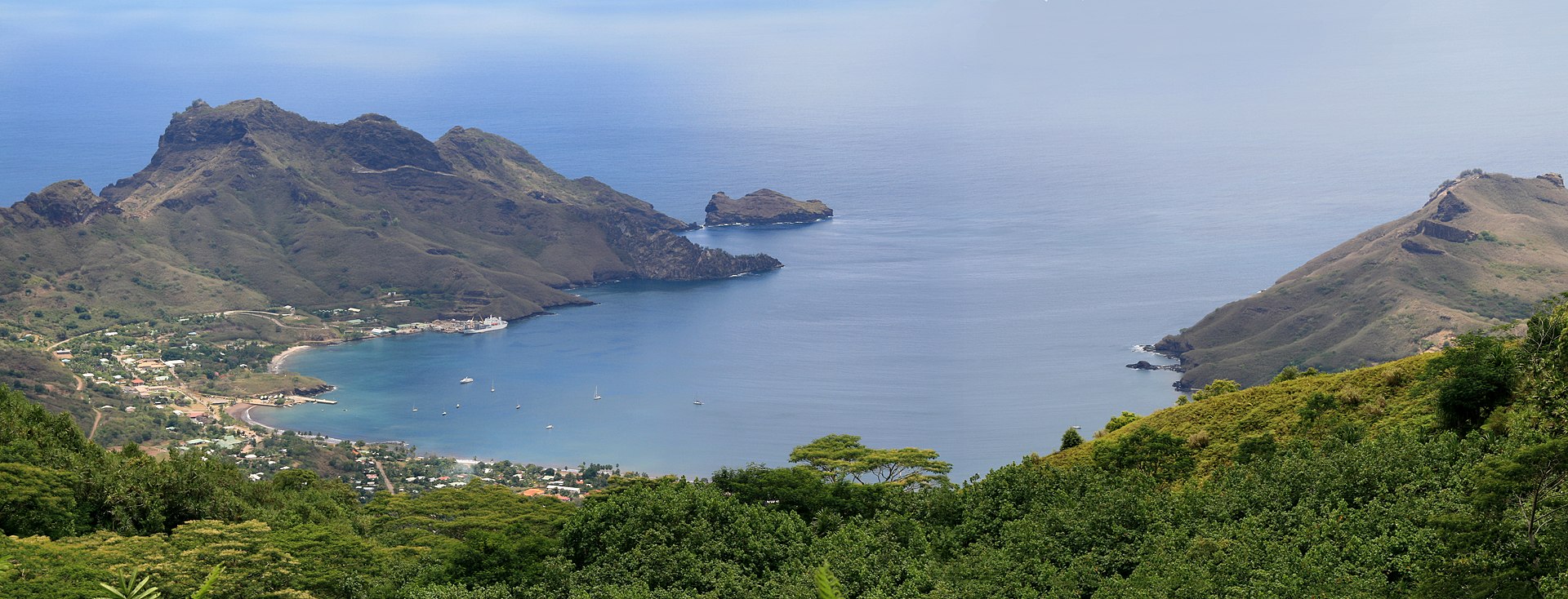 A tropical bay