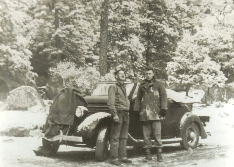 John Salathé with John Thune Sr. in Yosemite.