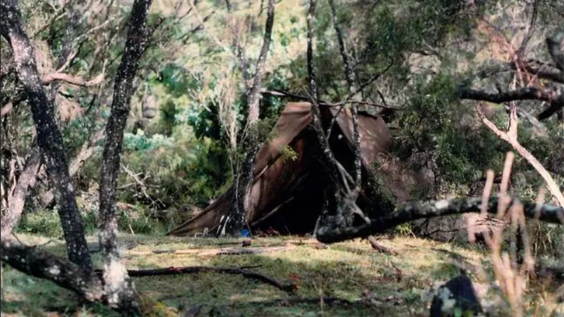 A tent in the bush