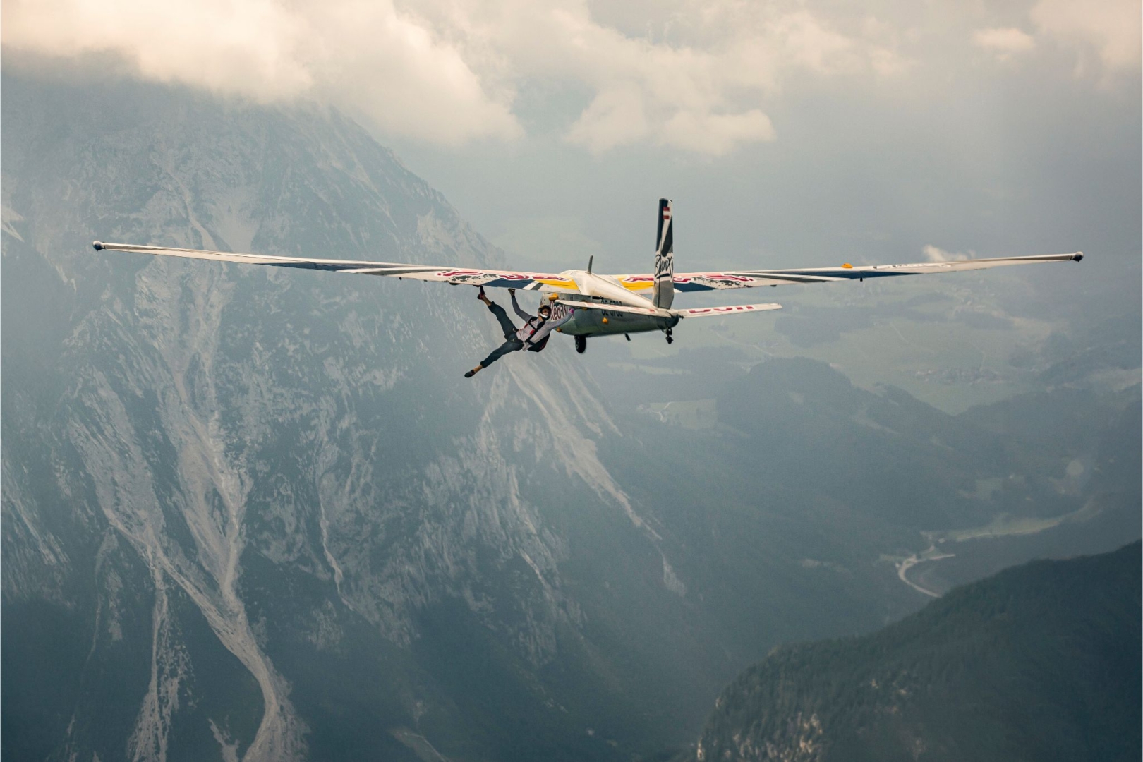 Red Bull plane stunt.
