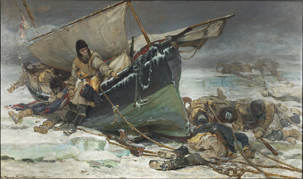 painting of Franklin expedition