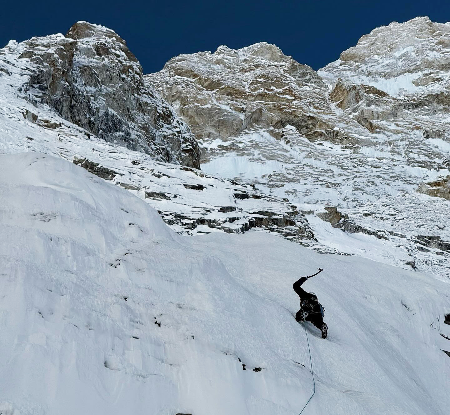 ice climbing