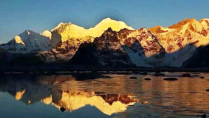 view of Lhotse and Everest