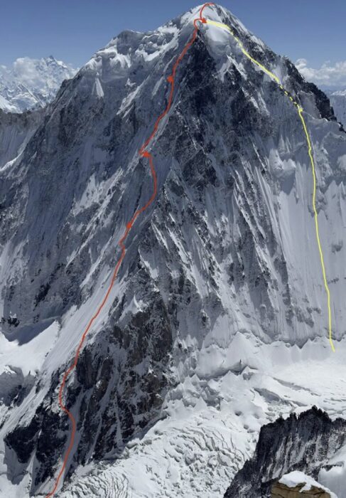Tiger Lily Buttress route on Yashkuk Sar.