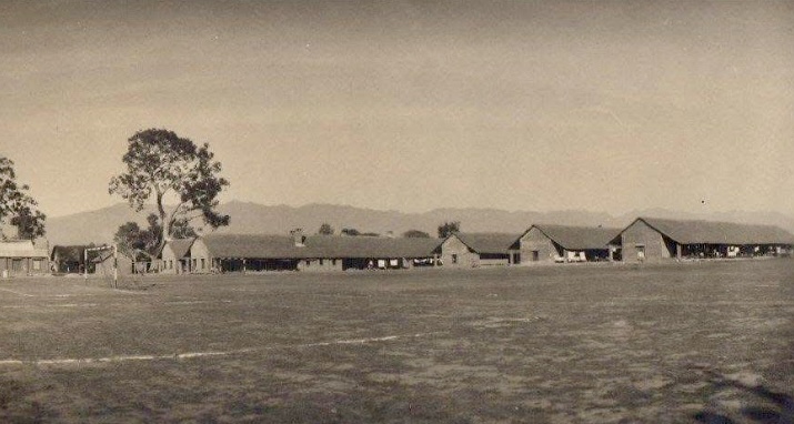 The war prison camp at Dehra Dun.