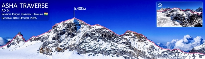 The Asha Tarverse climbed by Fay Manners.