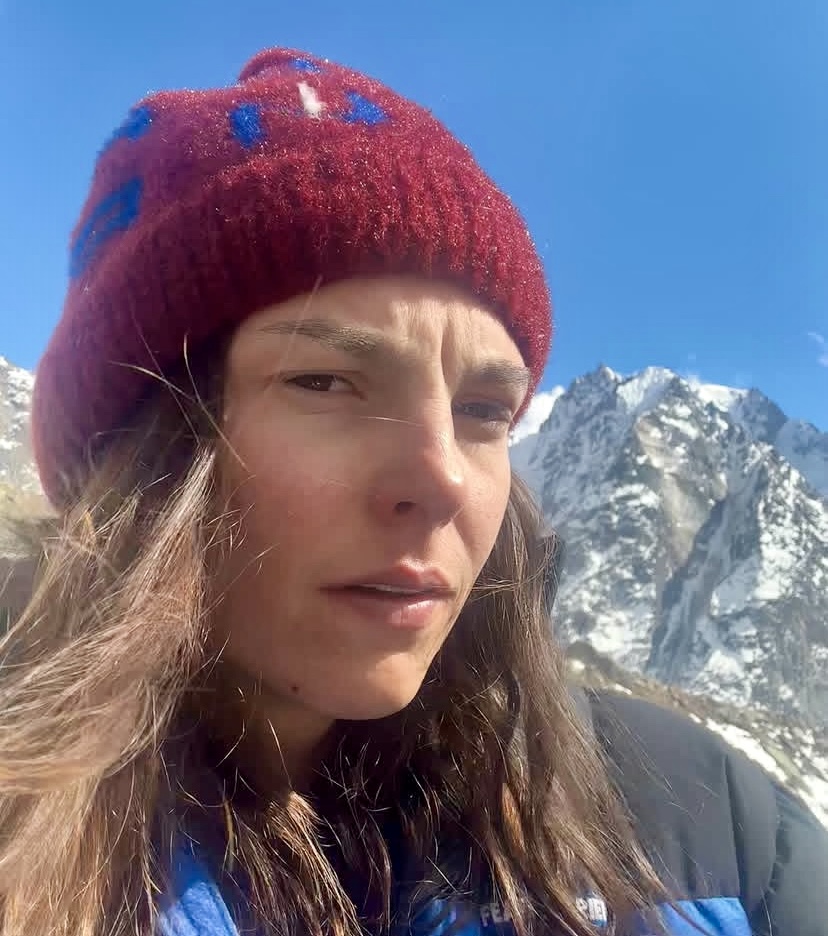 Michelle Dvorak in the Garhwal Himalaya this season.