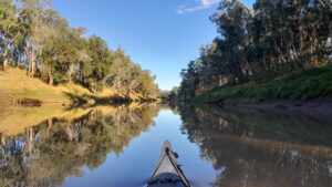 Alan Davison kayaking in Australia