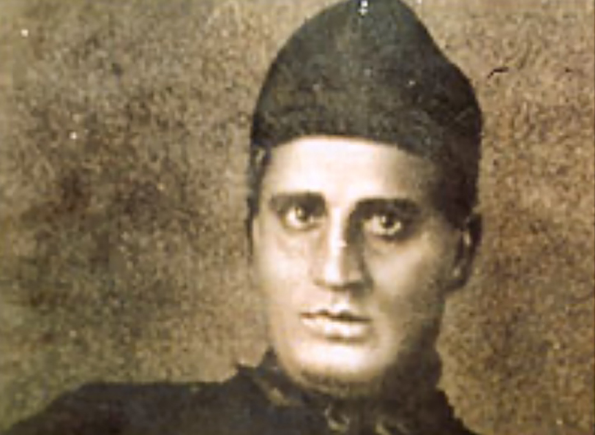 old portrait of an Indian man