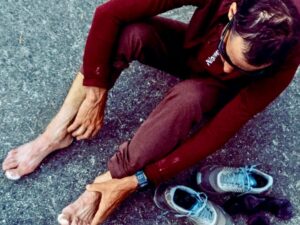 Kilian Jornet during the challenge in the U.S.