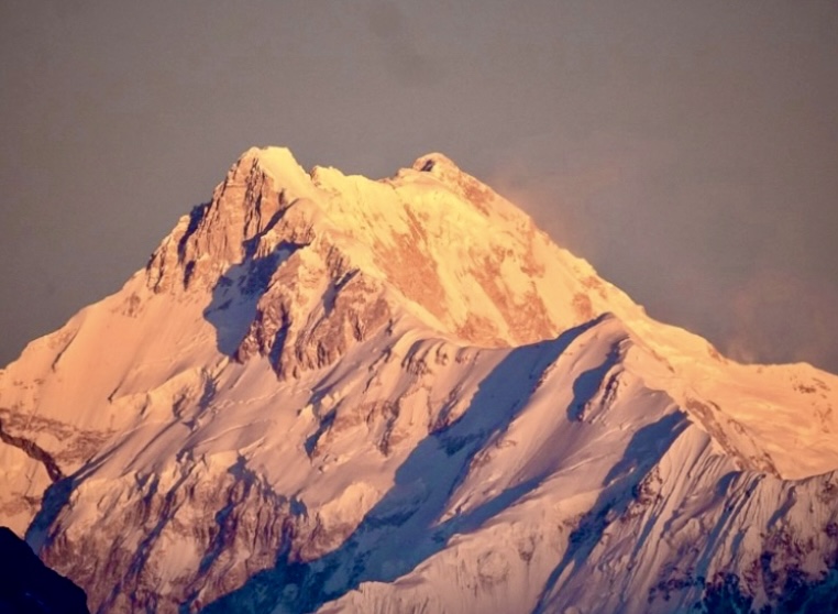 Kangchenjunga from Gangtok, Sikkim. 