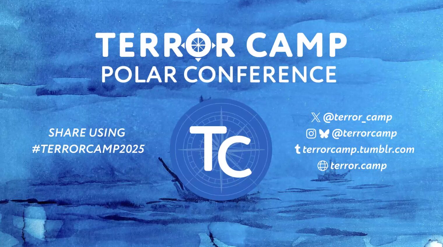 painting of a ship with text overlay