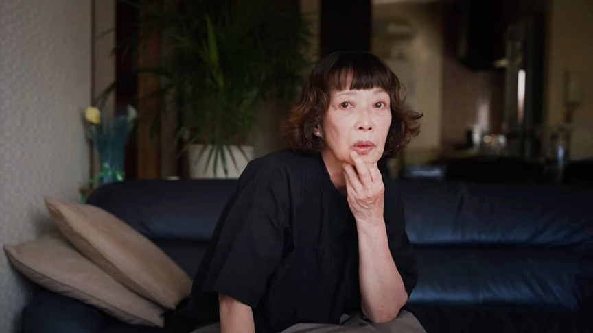 Japanese woman seated