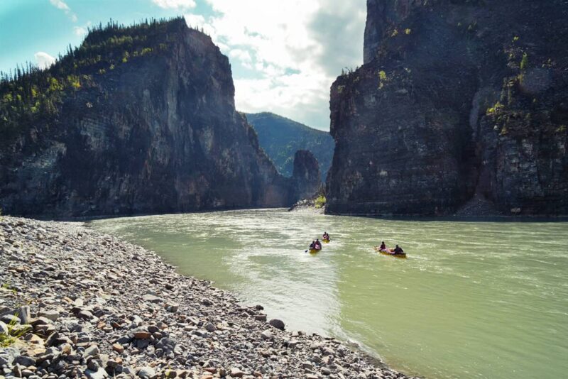 Scott MacGregor on the South Nahanni River in Canada’s Northwest Territories. 
