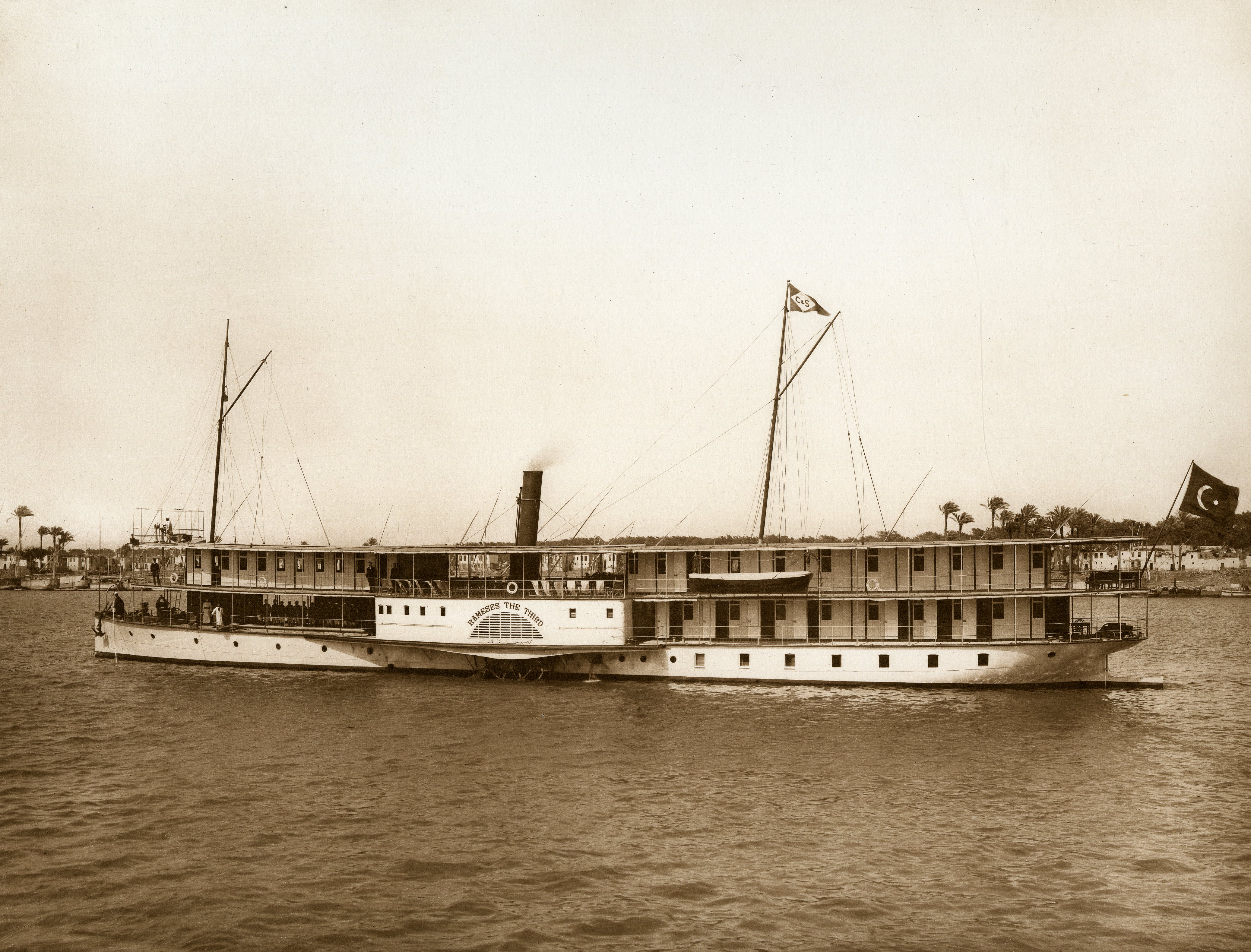 A steamship on the Nile
