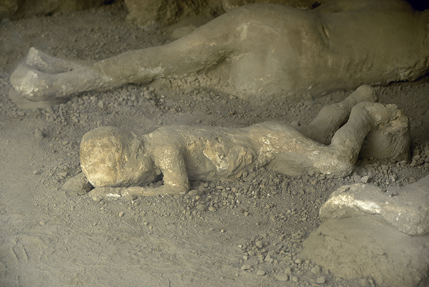 corpses of Pompeii