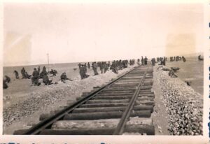 old photo of section of Sahara railway