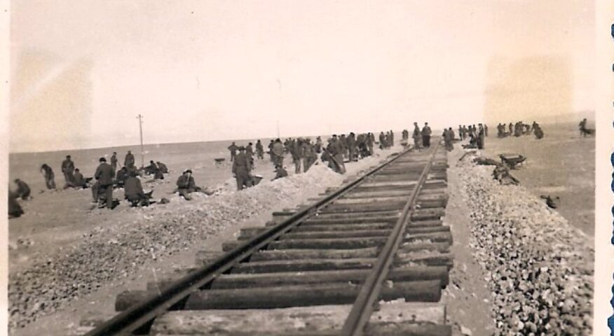 old photo of section of Sahara railway