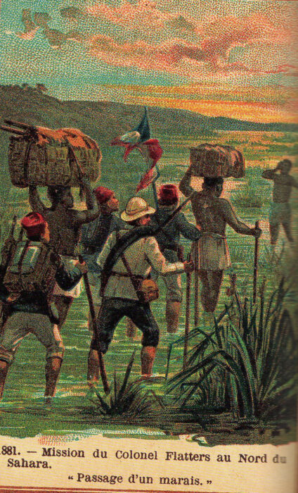 painting of Flatters expedition 