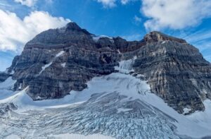 Aerial view of north aspect of Eon Mountain.