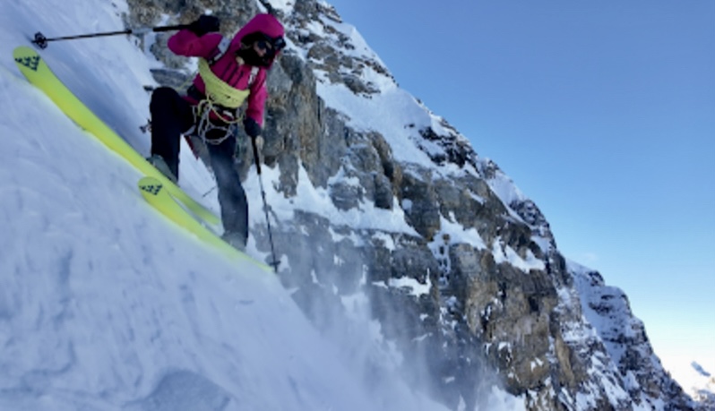 First Ski Descent of One of the Canadian Rockies' Hardest Peaks