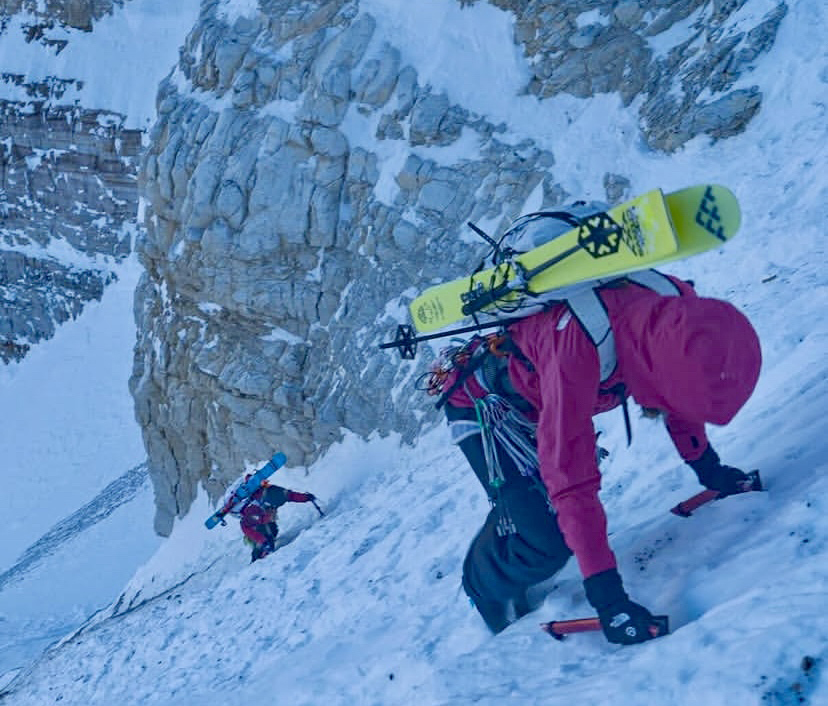 Ascending the North Glacier.